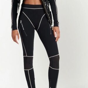 Balmain Black and White Women's Leggings
